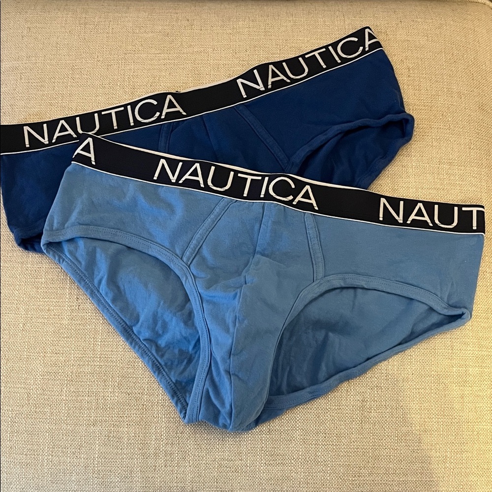 Nautica Men's Dual Blue Briefs Set